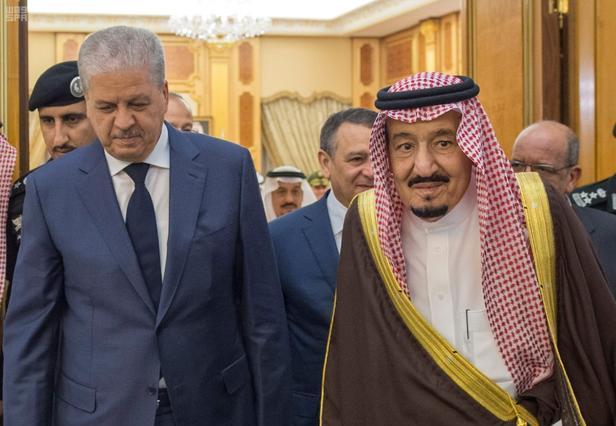 Abdelmalek Sellal, reçu par le roi d’Arabie Saoudite. D. R.